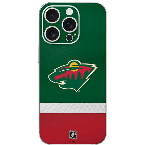 NHL Minnesota Wild Jersey iPhone 16 Pro Skin